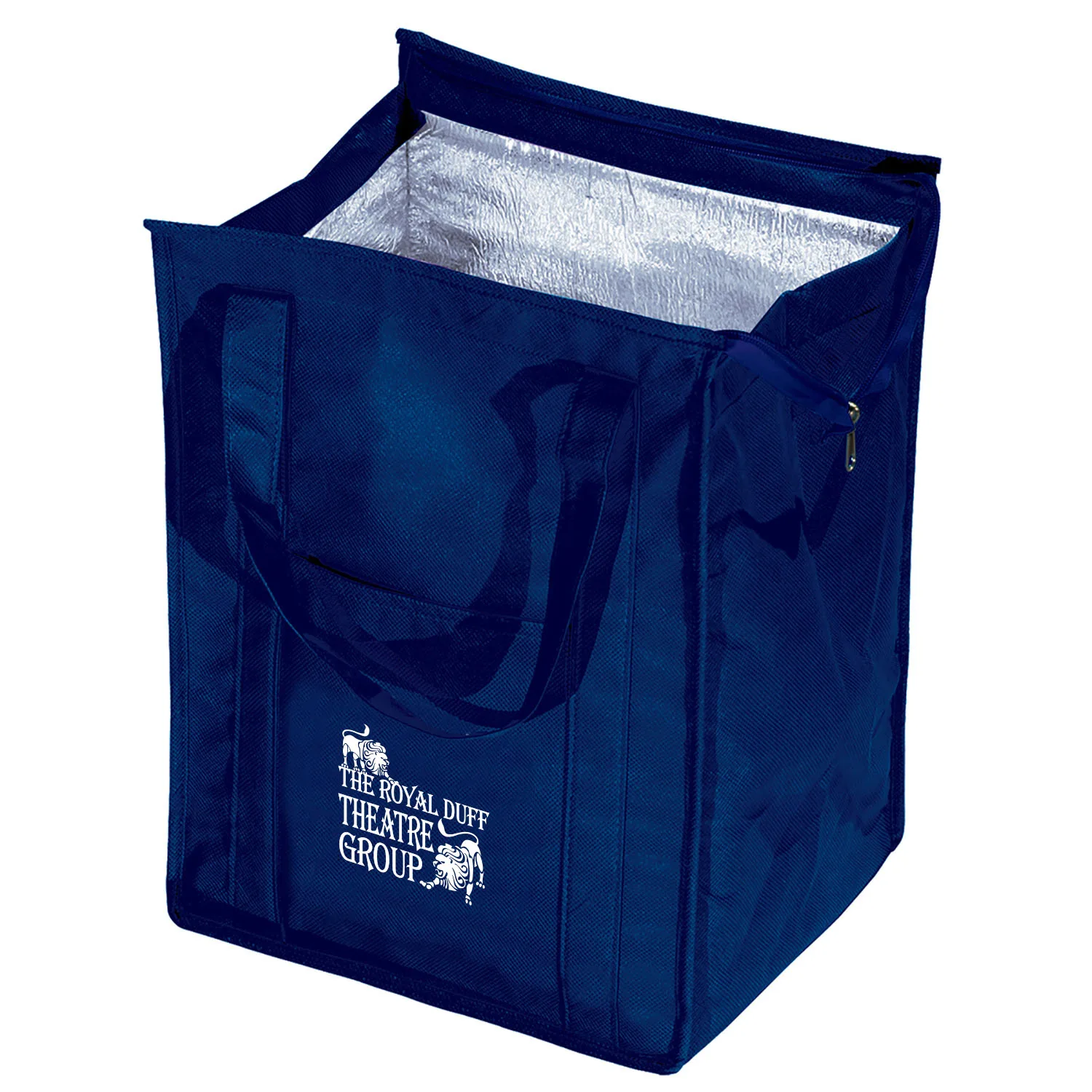 Insulated Polytex Tote W/Zipper view 7