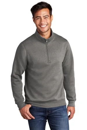 Port & Co™ Core Fleece 1/4-Zip Pullover Sweatshirt view 4