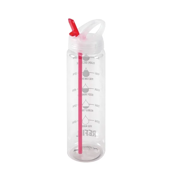 Water Bottle with Flip Up Spout & Hydration Mark - 32 Oz. view 3