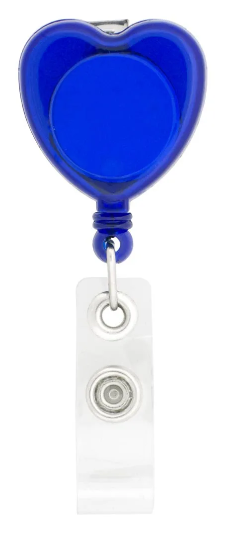 Heart-Shaped Retractable Badge Holder view 3