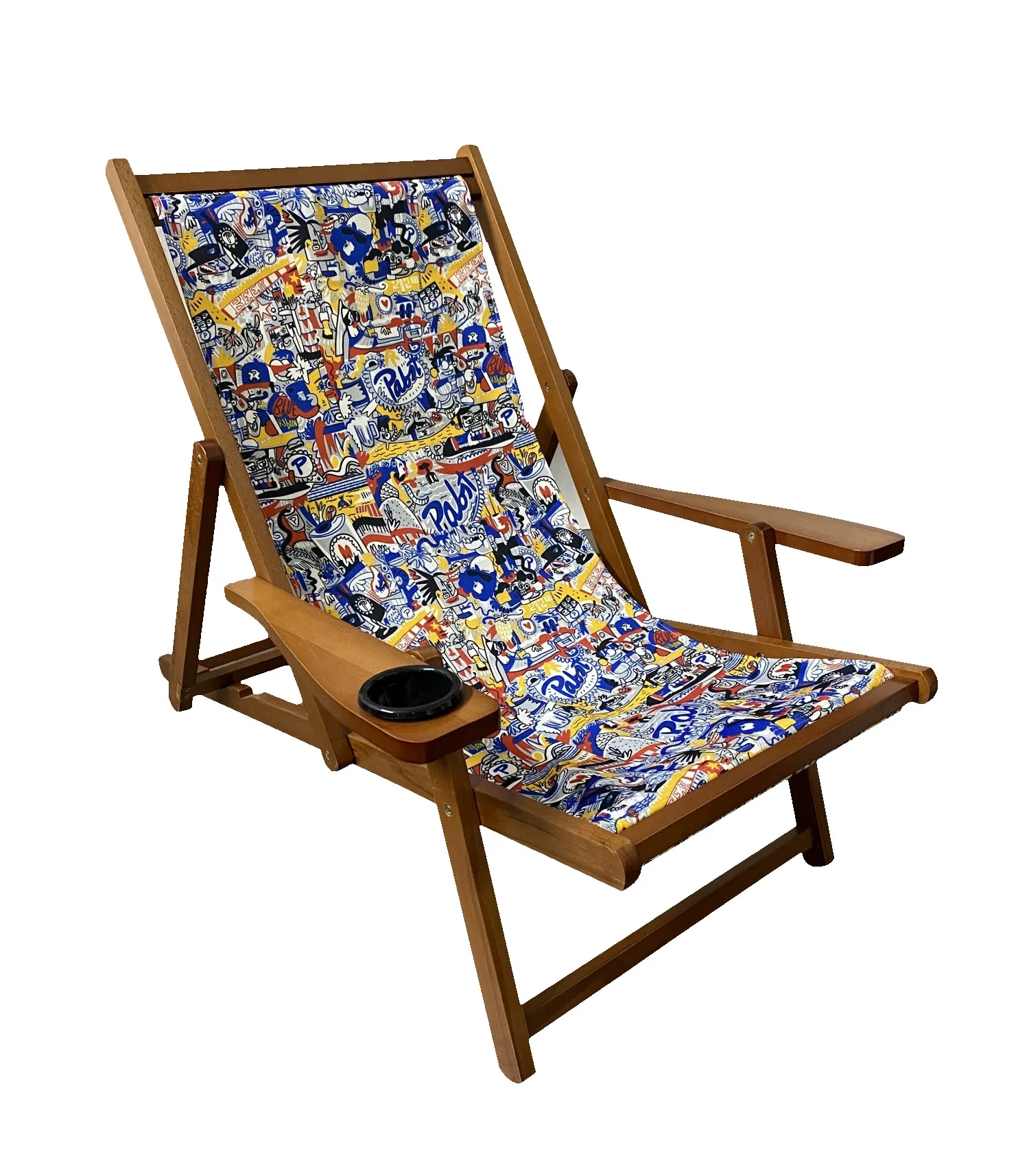 Wood Sling Chair (Full Color) view 2