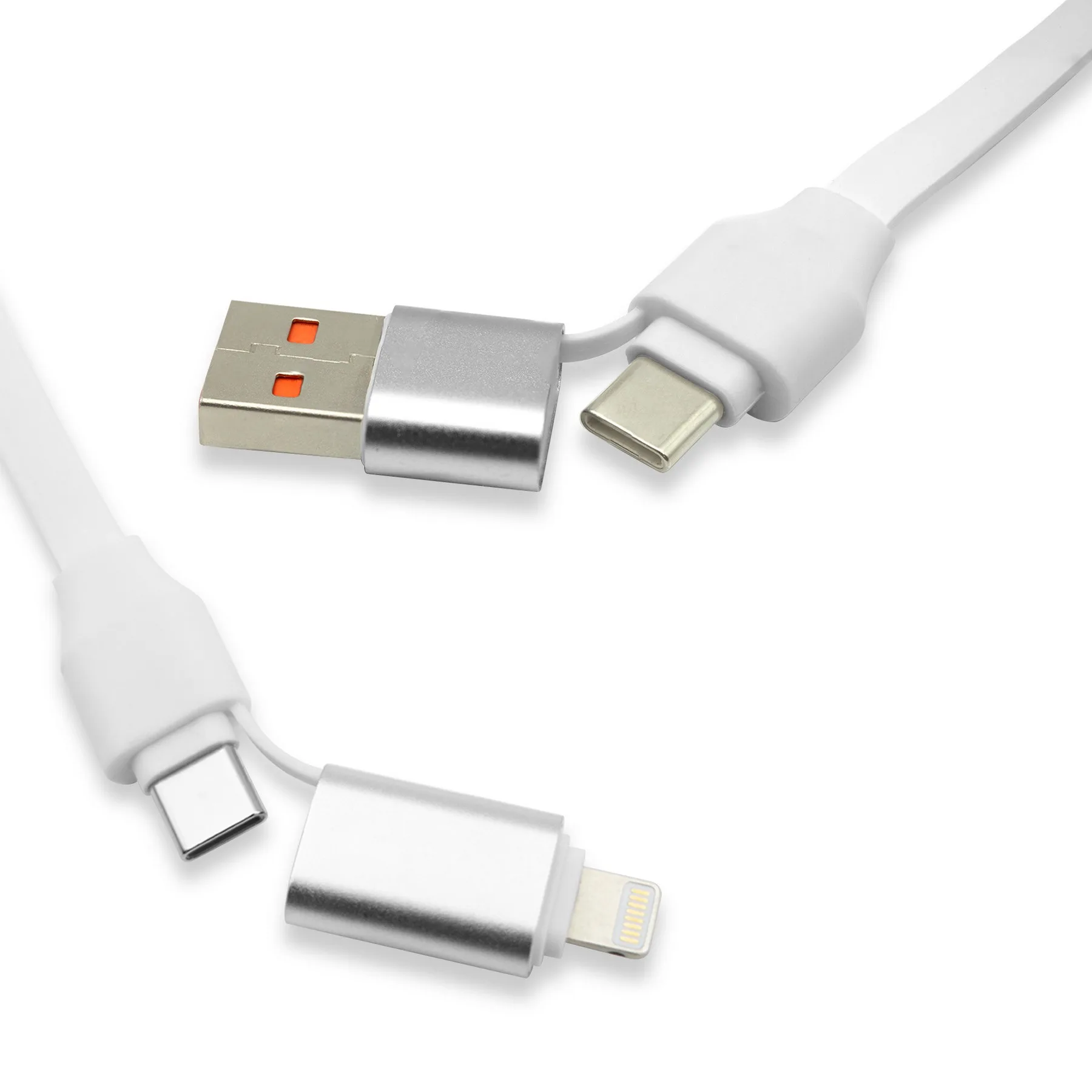 Nexus 4-in-1 Retractable Cable with Interchangeable Connectors view 5