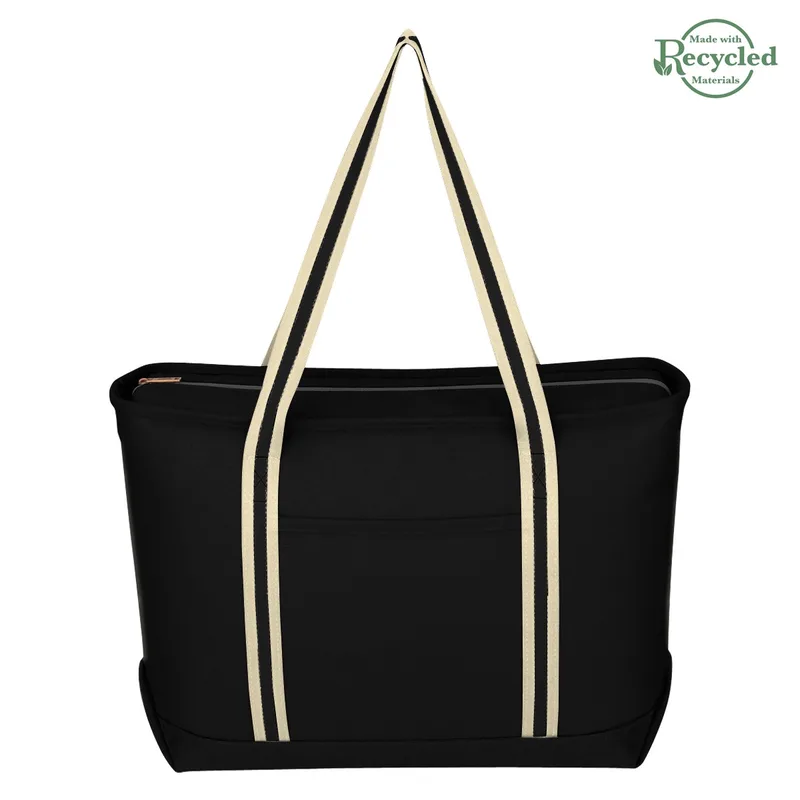 Large Cotton Canvas Admiral Tote Bag view 2
