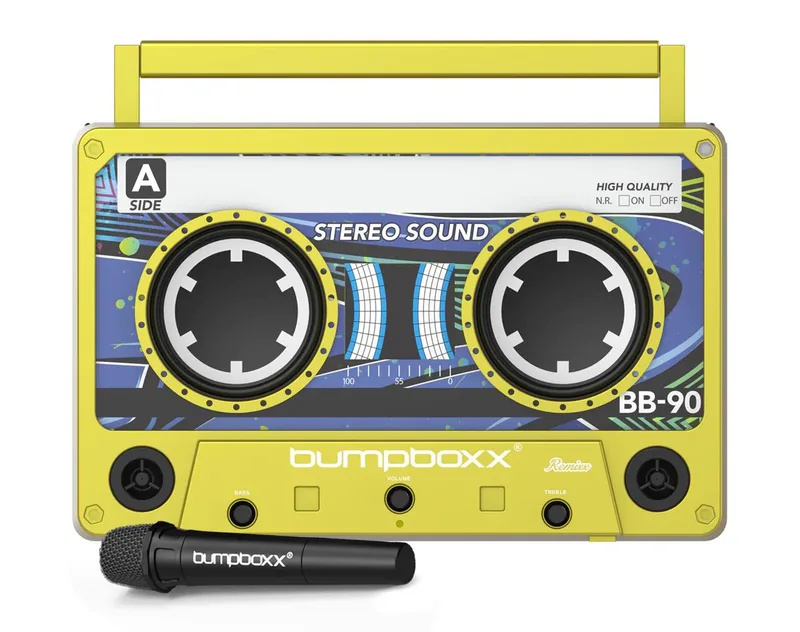 Bumpboxx Remixx Bluetooth Boombox Highlighter Yellow