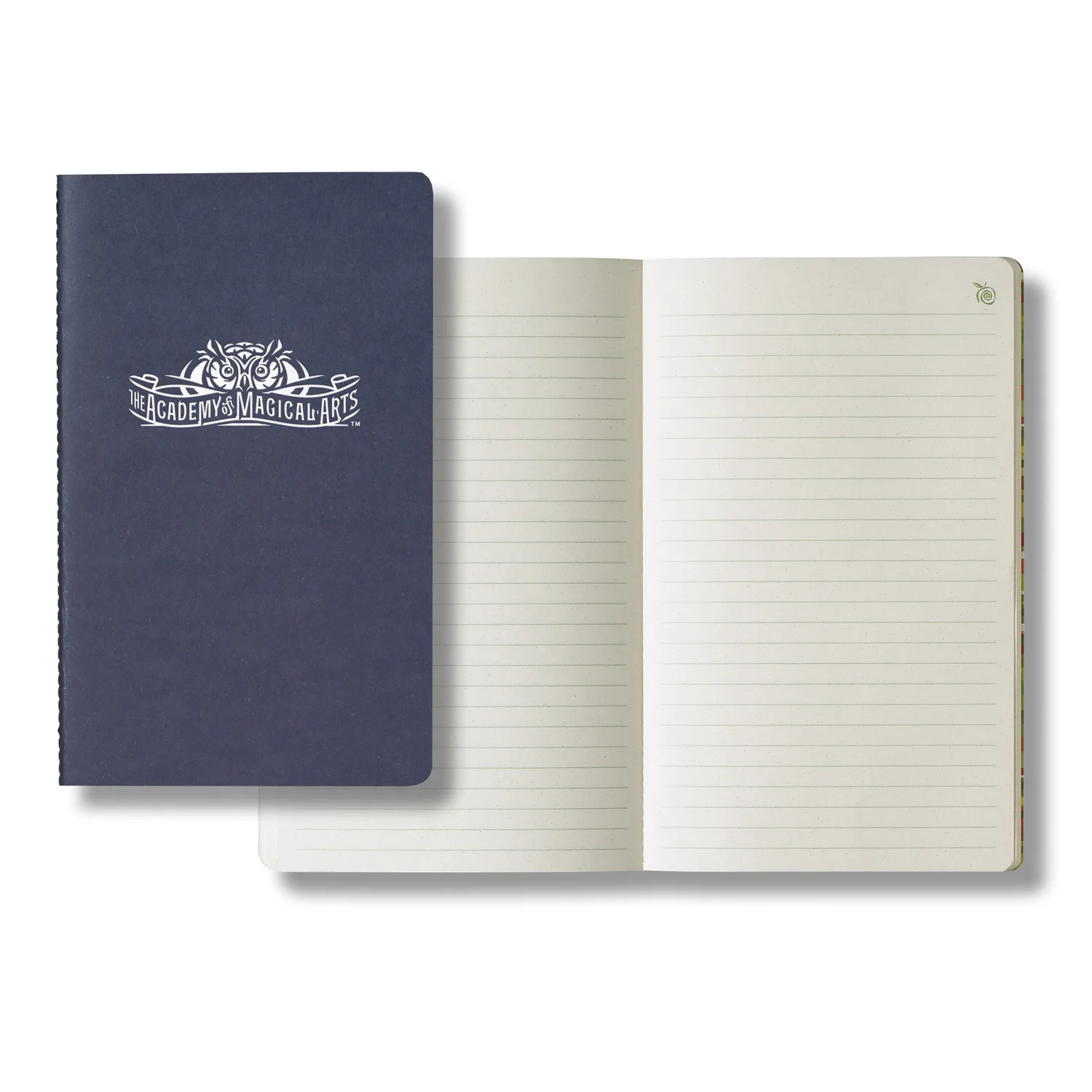 ApPeel Medio Lined Saddle Stitched Apple Page Journal view 4