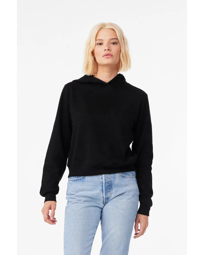 BELLA+CANVAS Ladies' Classic Pullover Hooded Sweatshirt view 2