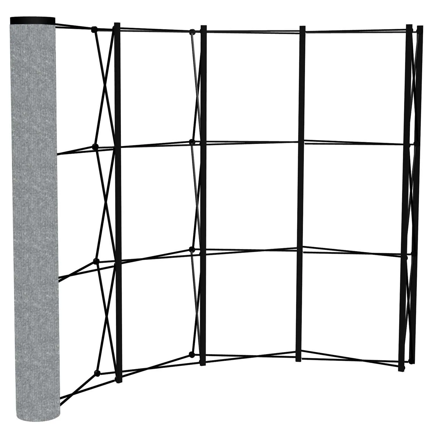 Curved ARISE End Panel (Fabric) view 4