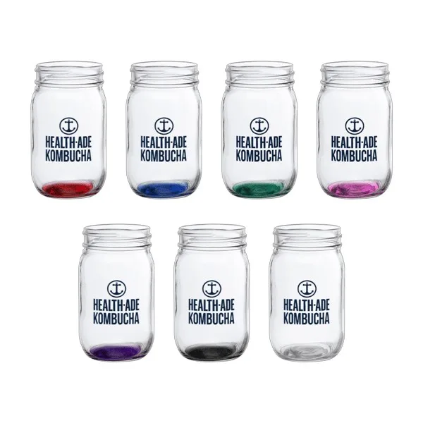 Pickled 16 oz Mason Jars Drinking Glass
