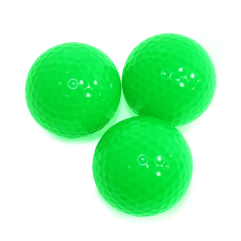Neon Green Golf Balls view 2