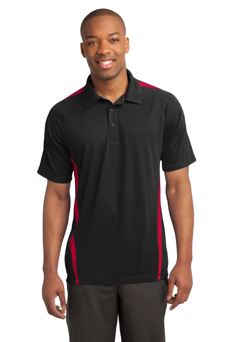 Sport-Tek® PosiCharge® Micro-Mesh Colorblock Polo.