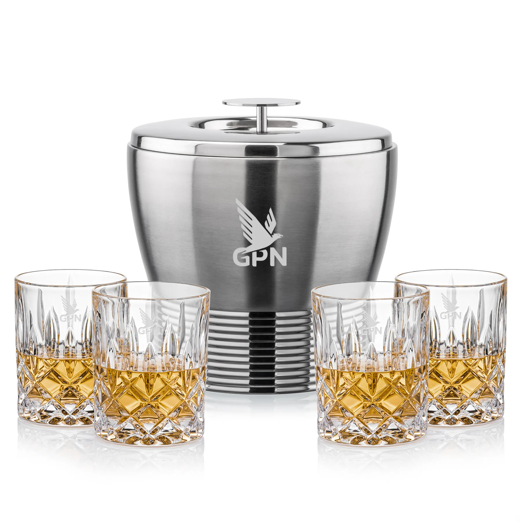 Genoa Bucket Set, Laser Engraving, Set of 5