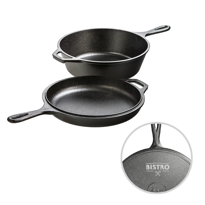 Lodge - 3.2-Quart Cast Iron Combo Cooker