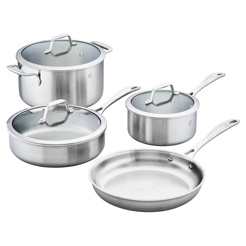 Zwilling Spirit 3-Ply 7Pc Stainless Steel Cookware Set