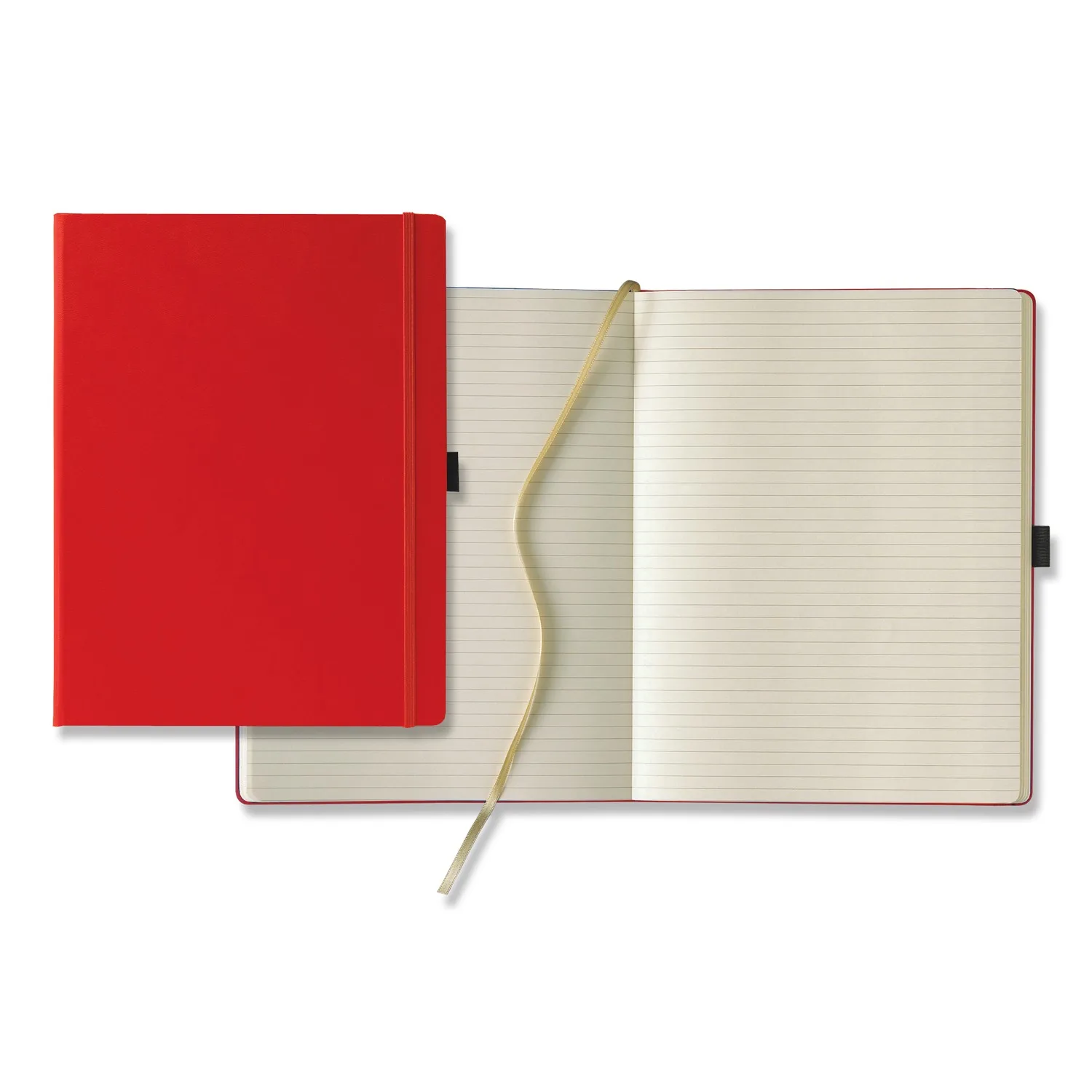 Castelli Paros Grande Lined Ivory Page Journal view 2