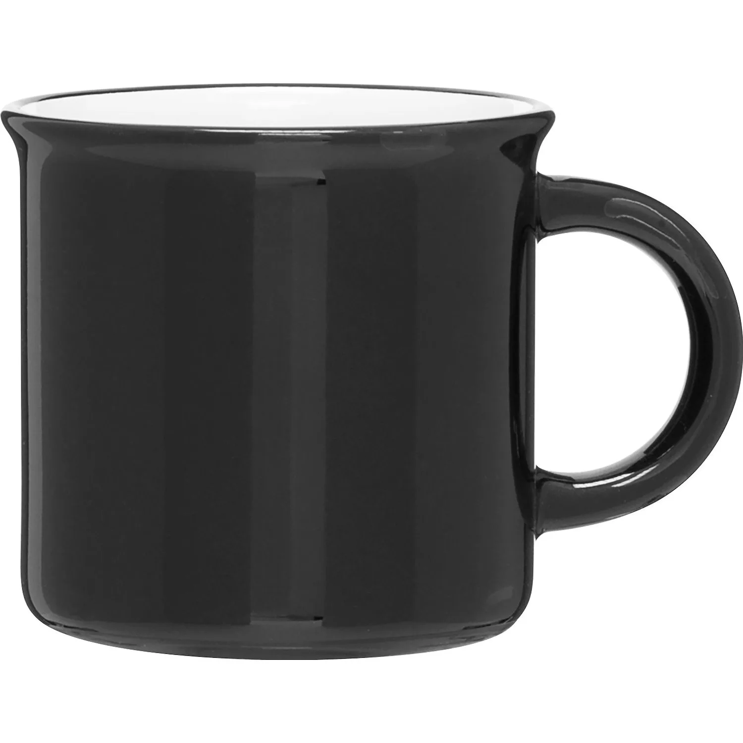 15 oz Ventura Ceramic Mug (Black/White) view 2