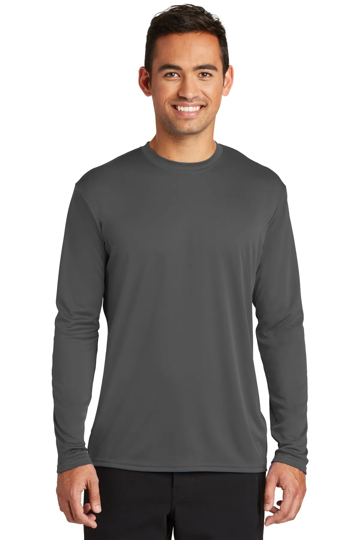 Port & Co™ Long Sleeve Performance Tee. view 4