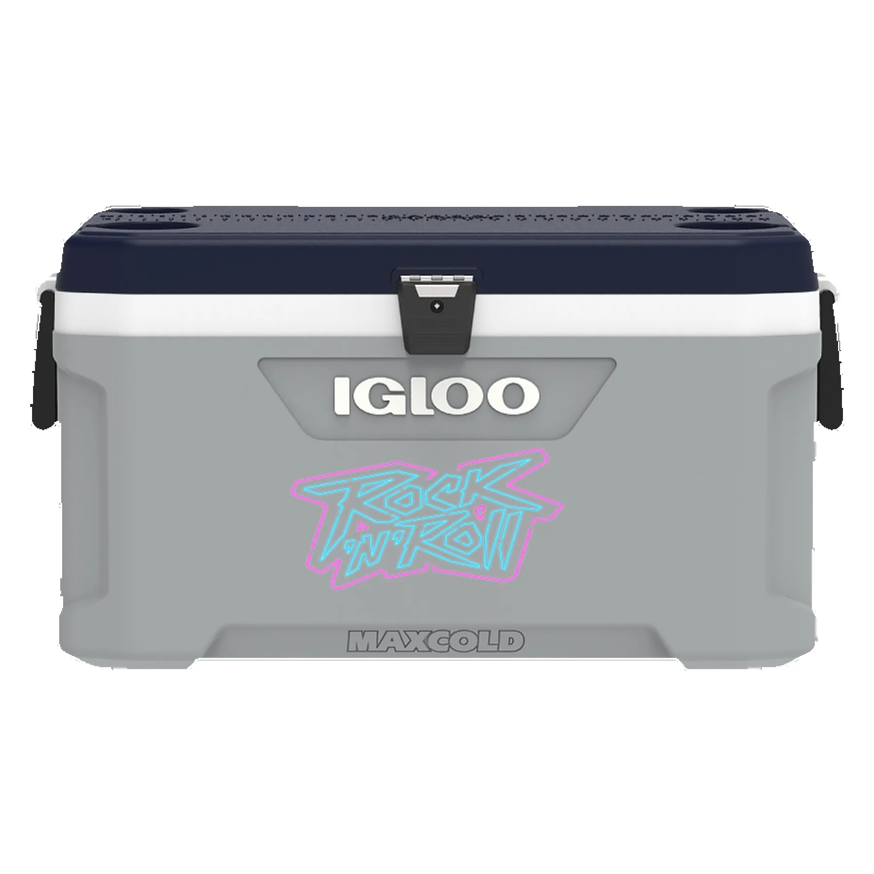 70 Qt. Igloo® Maxcold Latitude Cooler (Carbonite Gray/Aegean Sea)