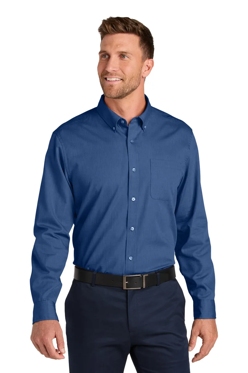 Port Authority® Long Sleeve Nailhead Easy Care Shirt view 2
