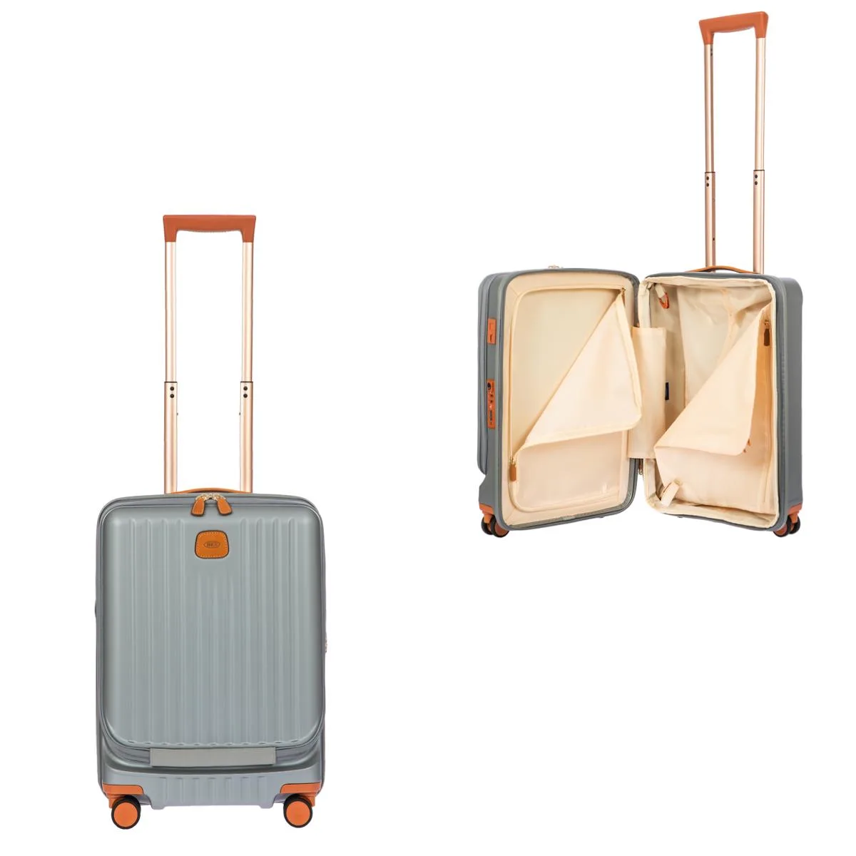 Bric's Capri 2.0 21" Spinner w/Pocket Luggage - Silver