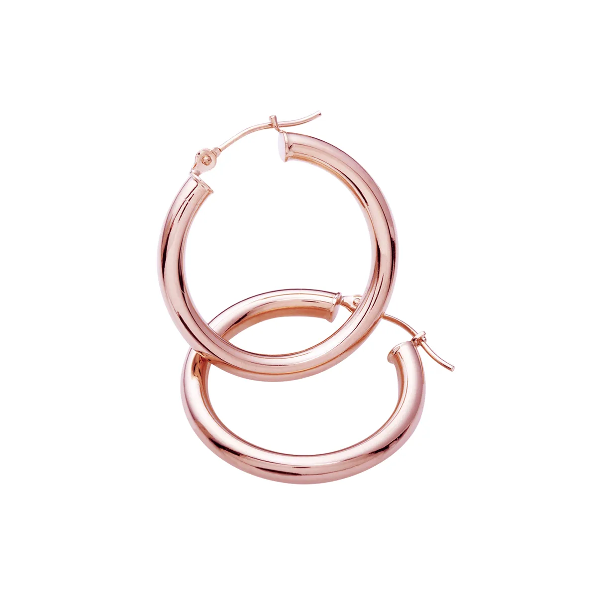 Jilco Inc Rose Gold Hoop Earrings