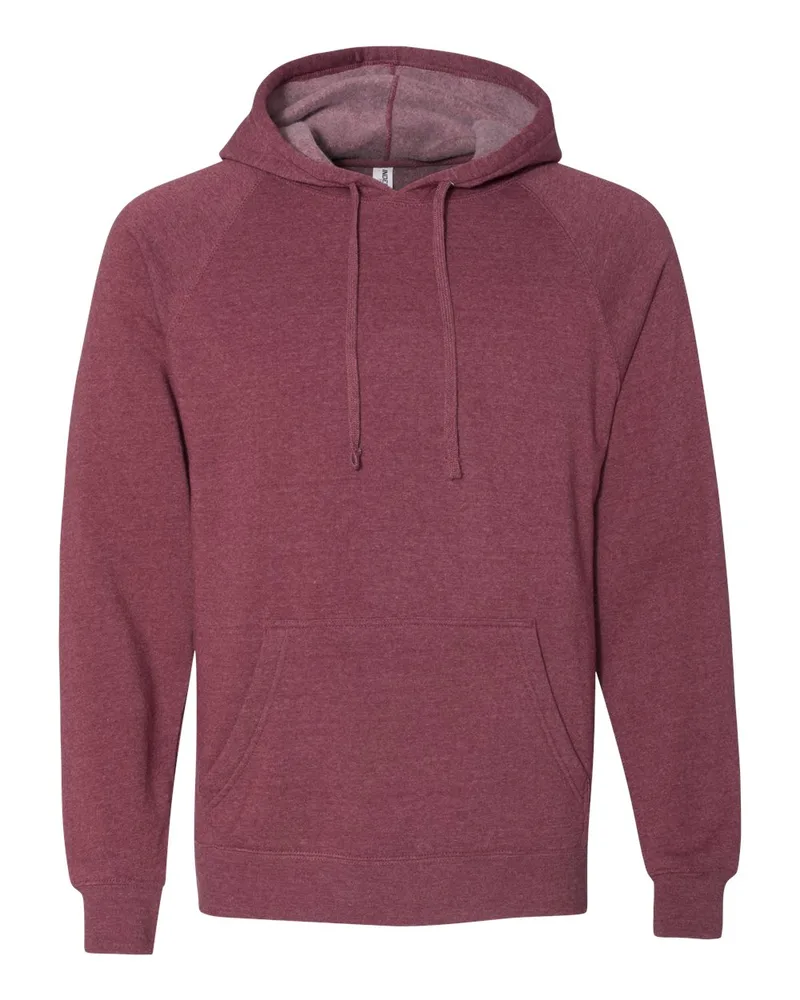 Independent Trading Co.® Unisex Special Blend Raglan Hooded Sweatshirt view 6