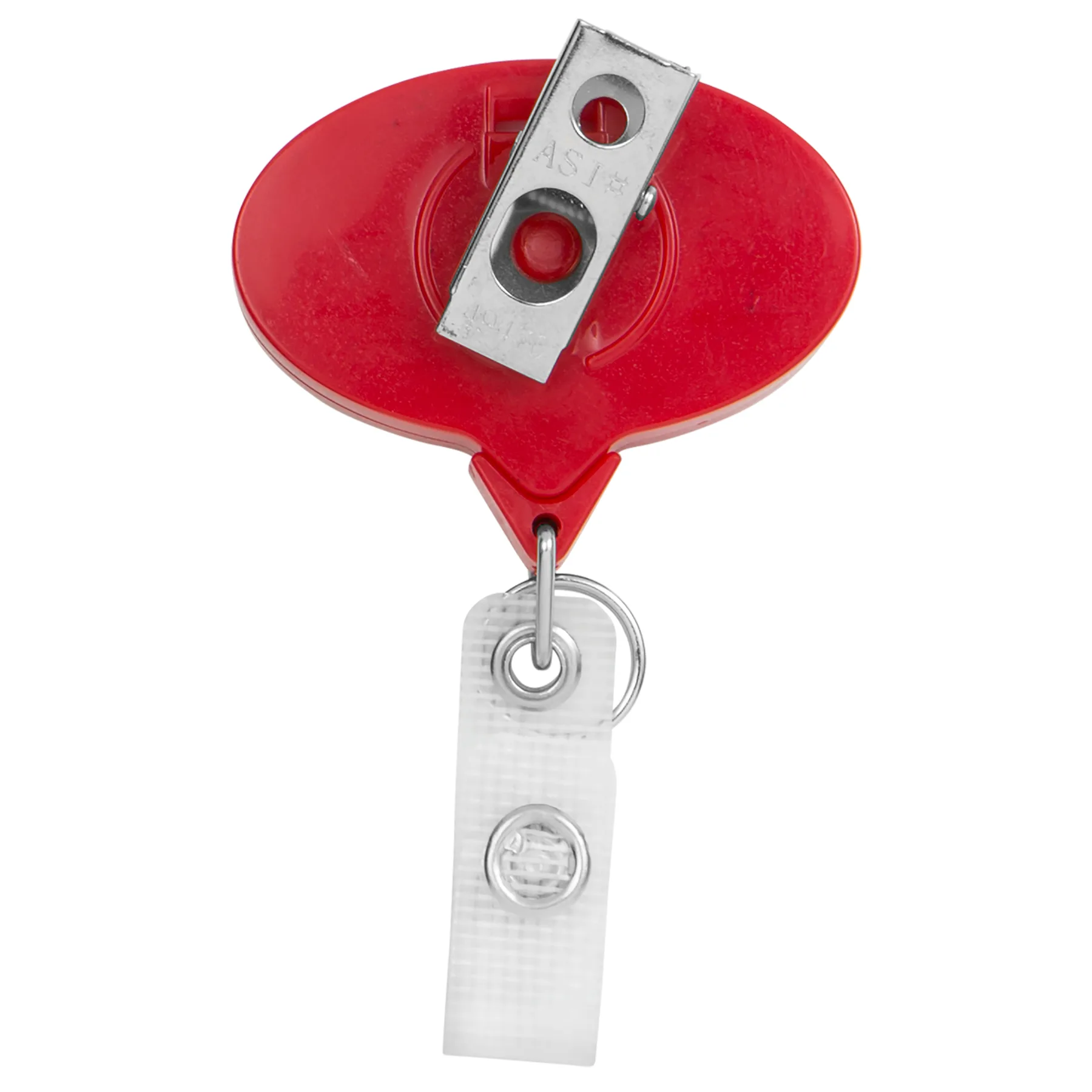 Hemp Jumbo Oval Retractable Badge Reel view 3
