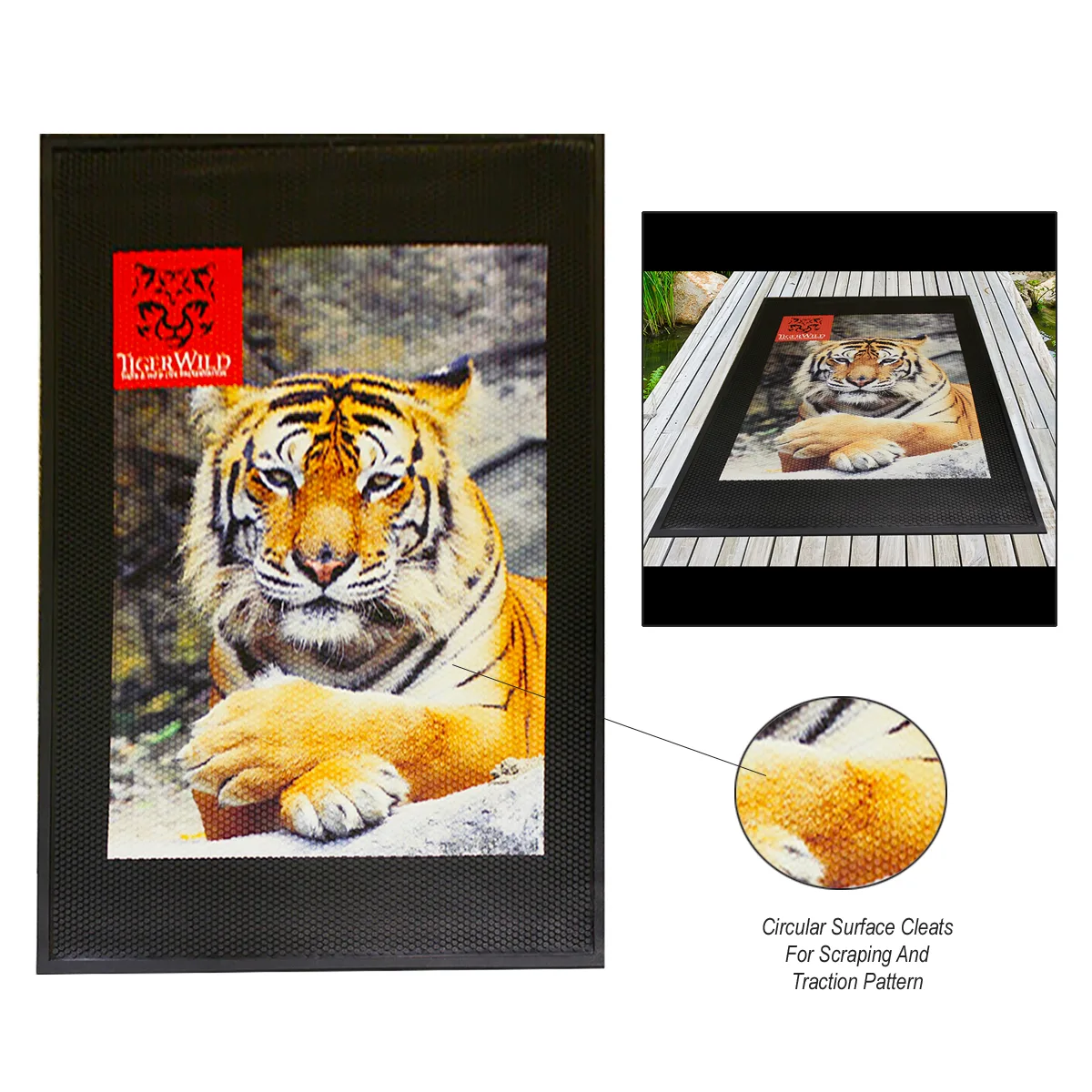 3' X 5' Superscrape™ Impressions Indoor & Outdoor Floor Mat view 2