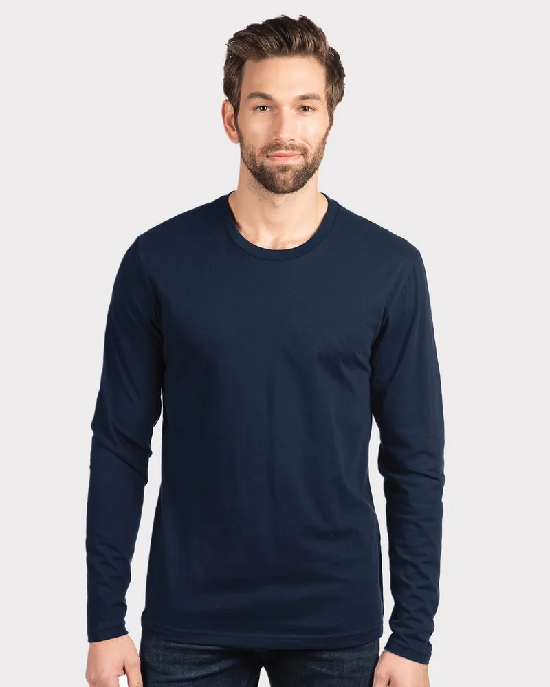 Next Level Apparel® Unisex Cotton Long Sleeve T-Shirt view 2