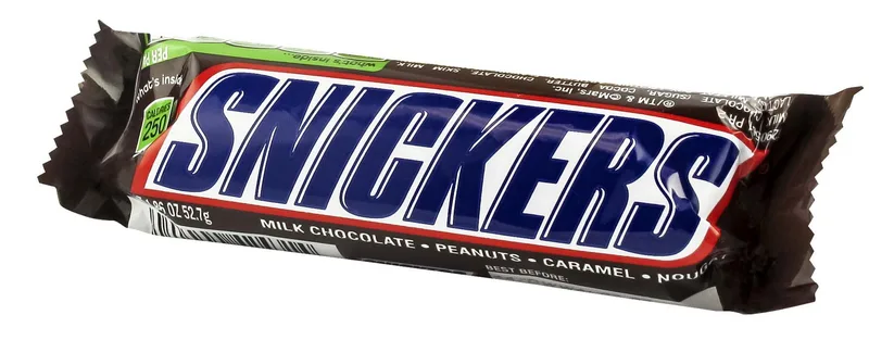Overwrapped Snickers® Bar