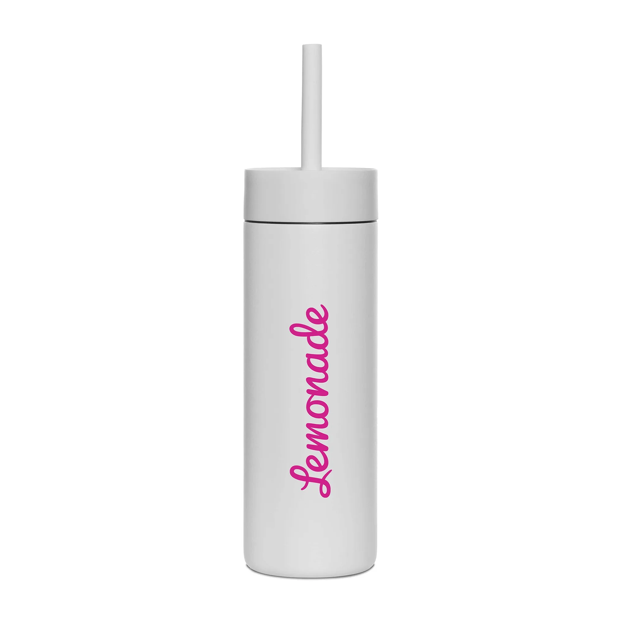 MiiR® Sipper Straw Bottle - 16 Oz. - White Powder
