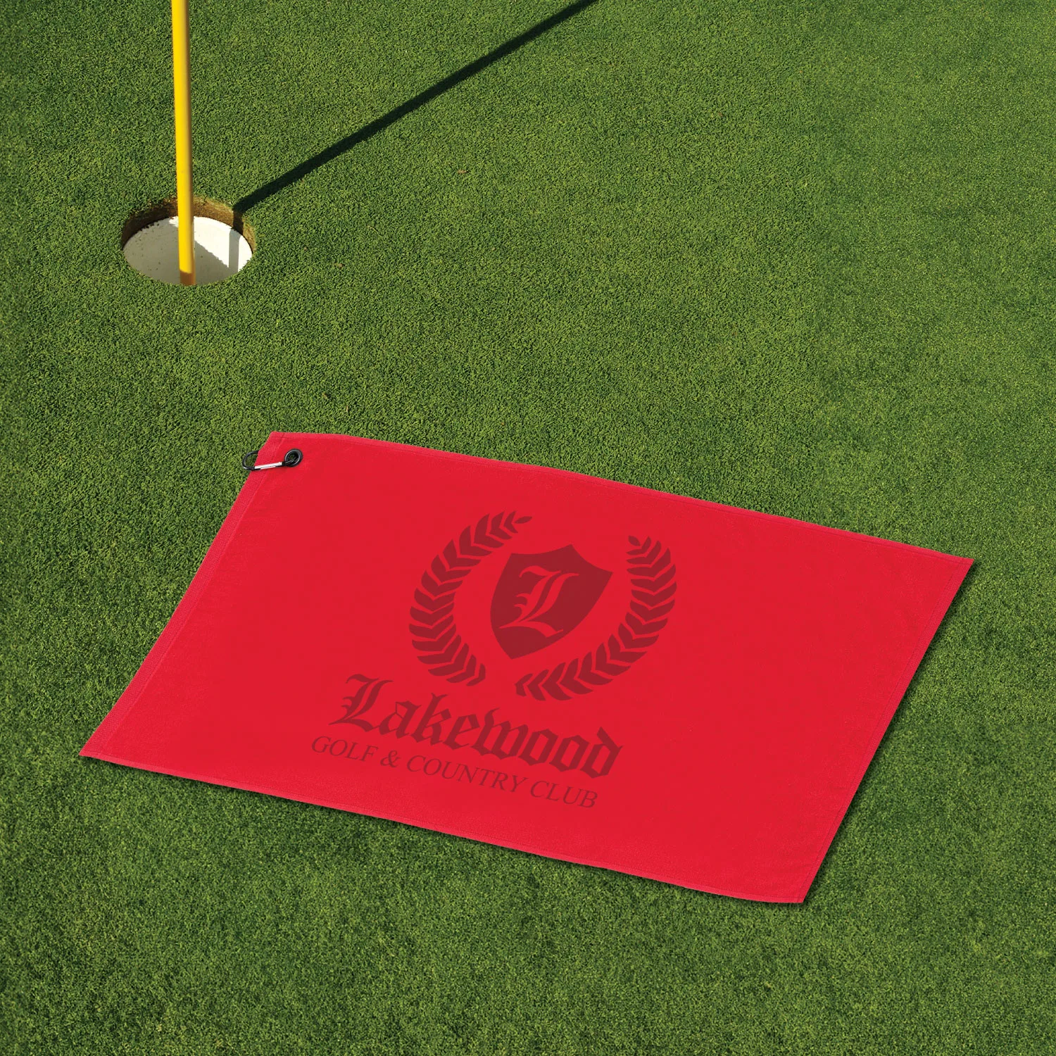 MaxxColor Deluxe Golf Towel ( 16" x 30" ) view 3