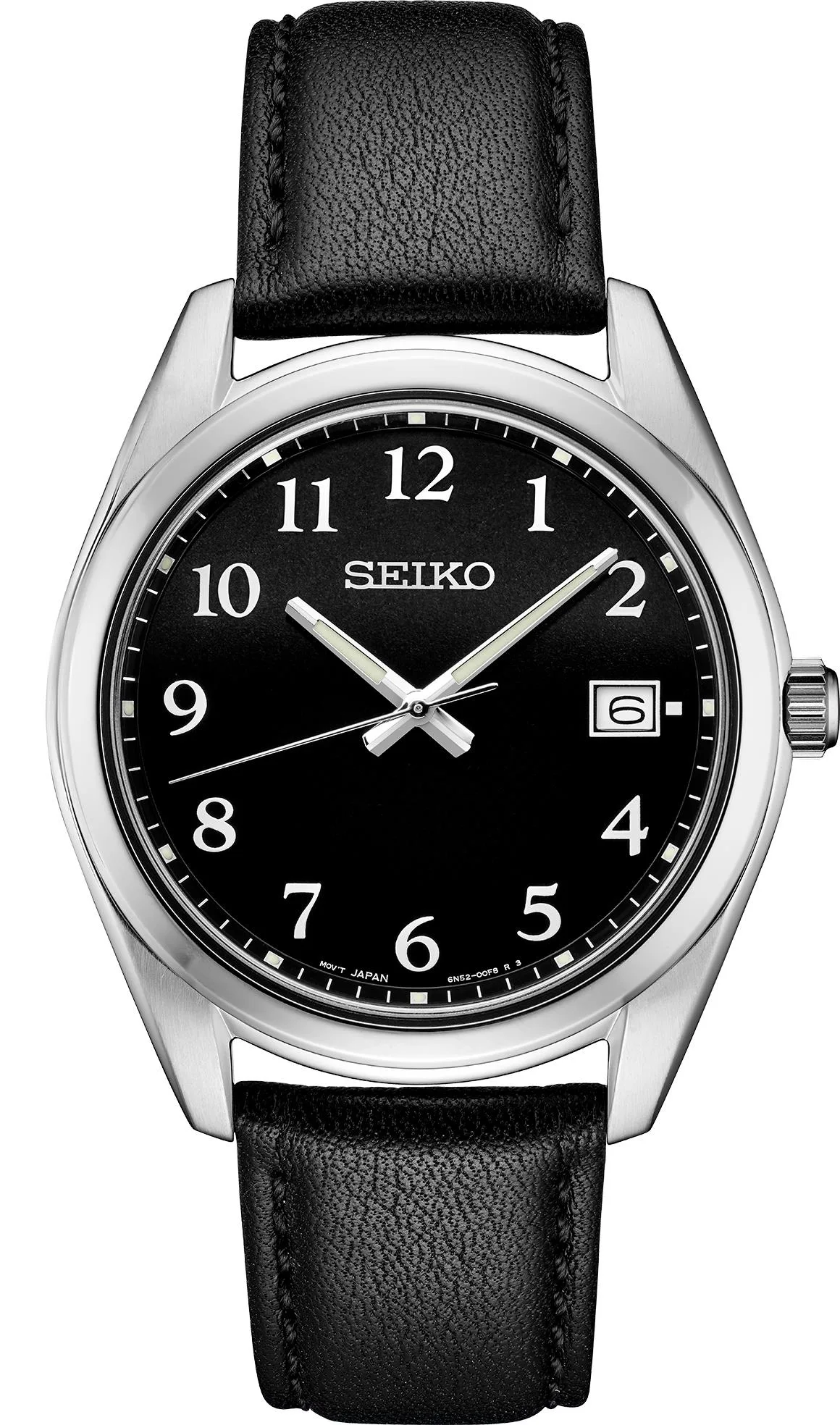 Seiko Watch Mens Essential Ss Black Dial