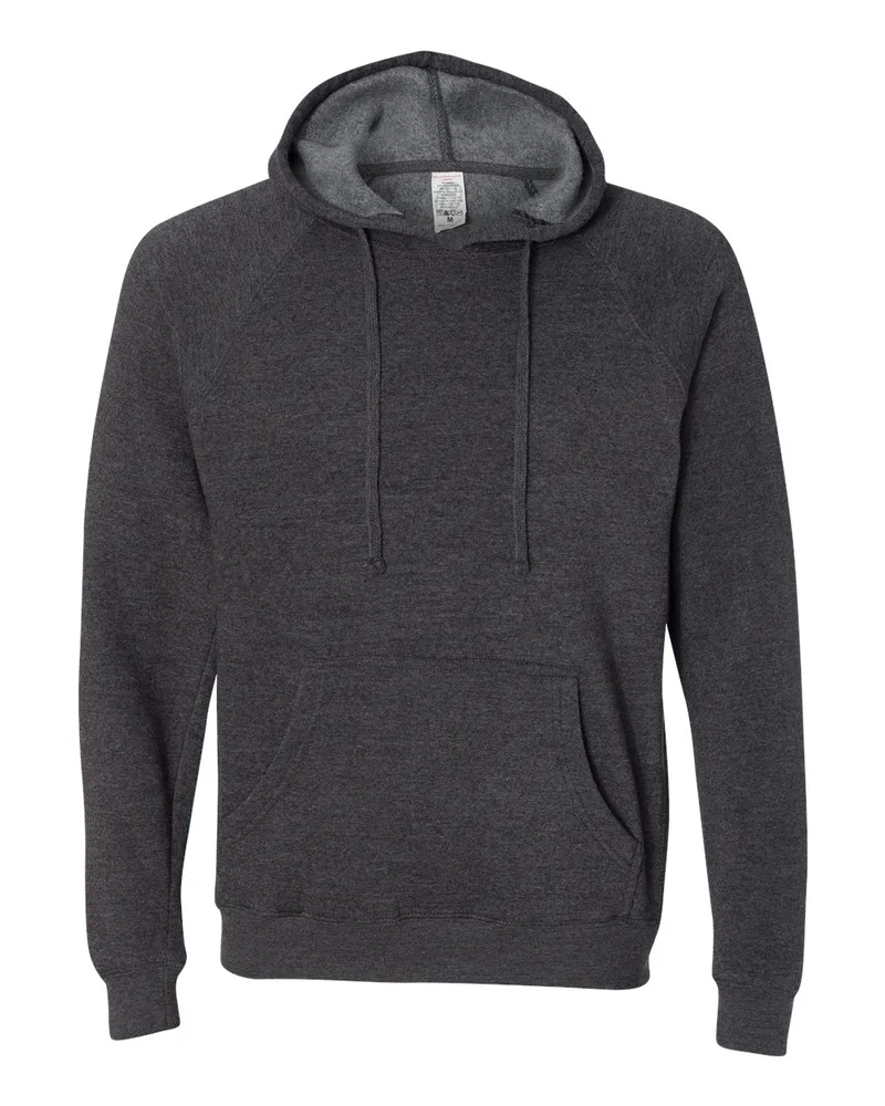 Independent Trading Co.® Unisex Special Blend Raglan Hooded Sweatshirt view 4