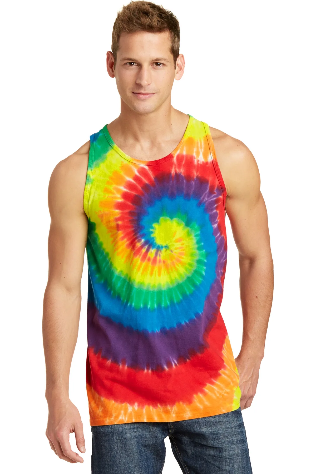 Port & Co™ Tie-Dye Tank Top.