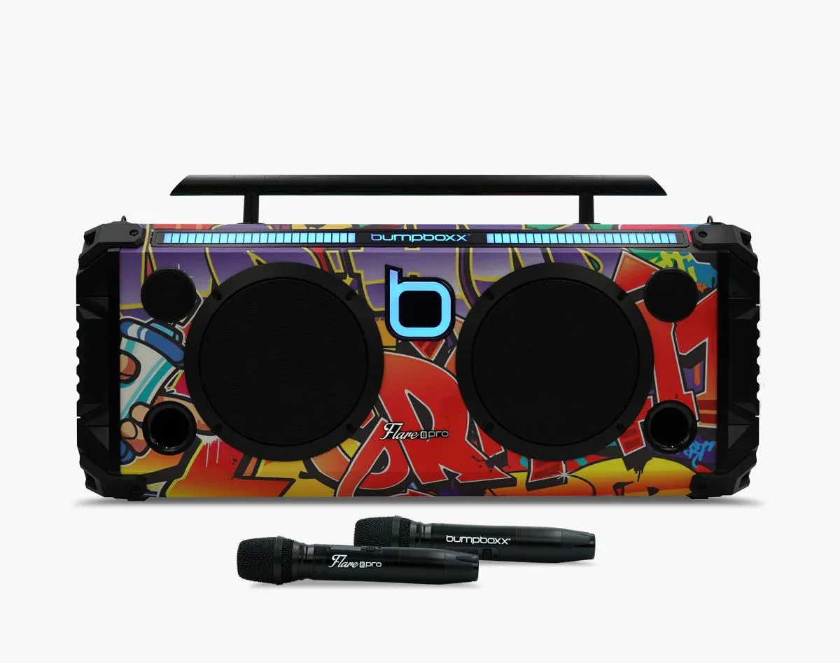 Bumpboxx Flare8 Pro Bluetooth Boombox Nyc Graffiti