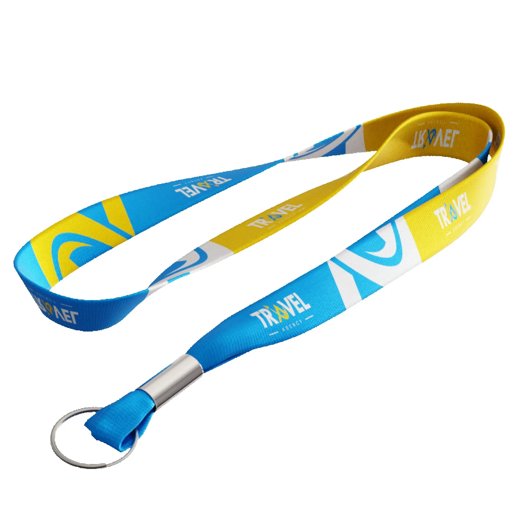 Recycled Polyester Dye Sublimated Lanyard (36"x3/8" - Domestically Produced) view 2