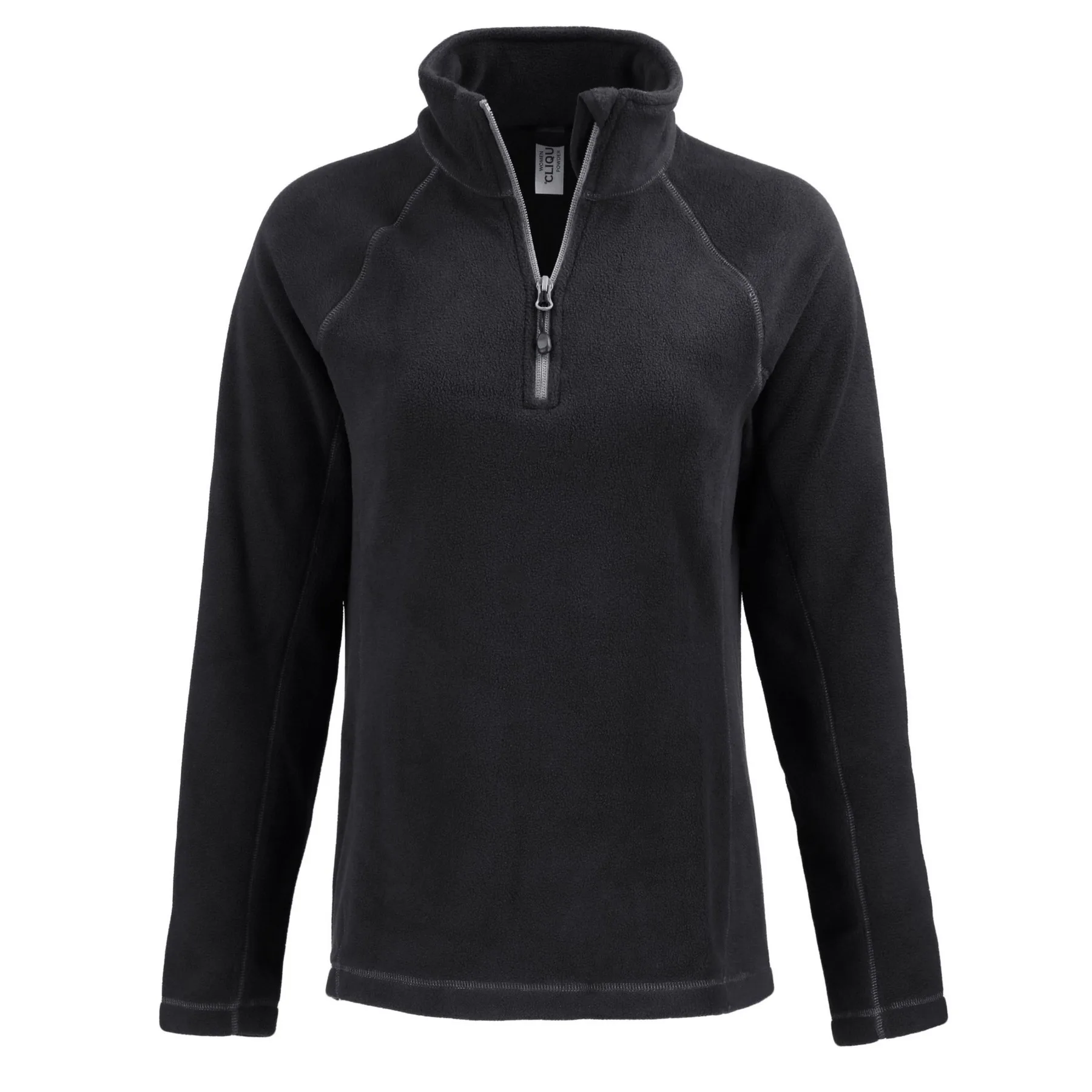 Clique Powder Recycled Fleece Womens Quarter Zip Pullover view 3