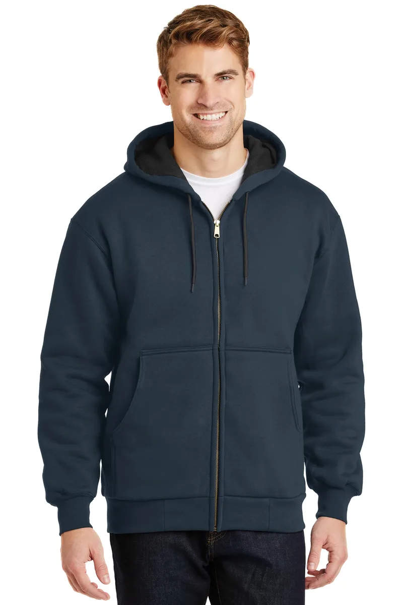 CornerStone® - Heavyweight Full-Zip Hooded Sweatshirt with Thermal Lining. view 2