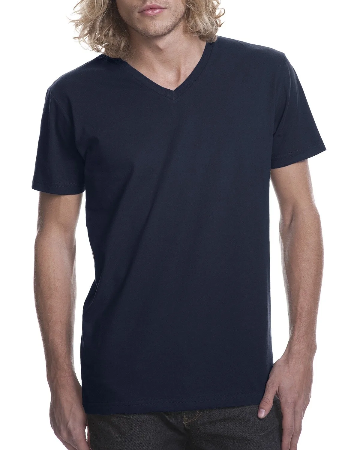 NEXT LEVEL APPAREL Men's Cotton V view 4