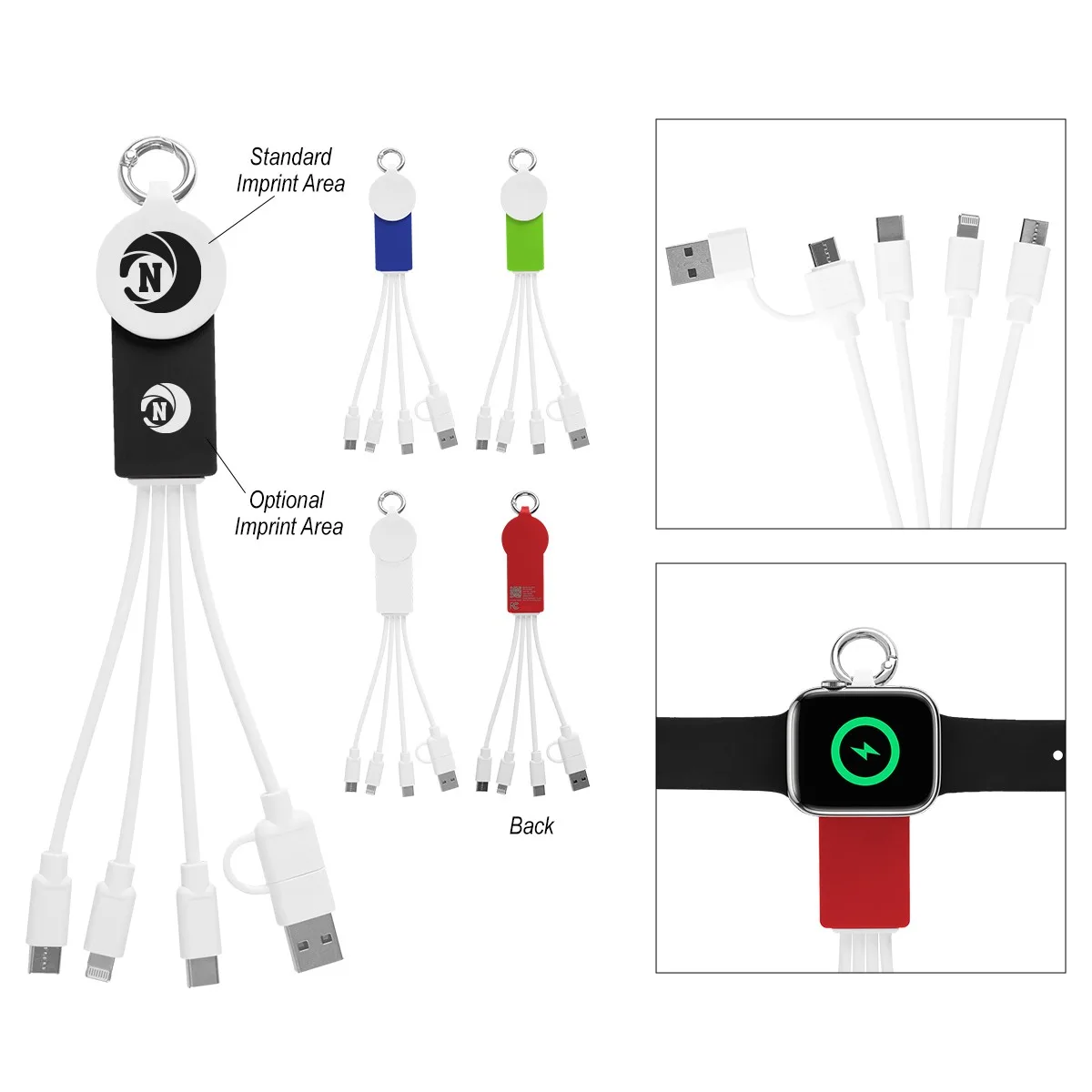 Rabs Multi-charging Cables With Watch Dock view 2