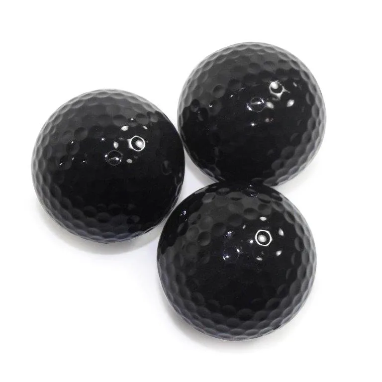 Black Golf Balls view 2