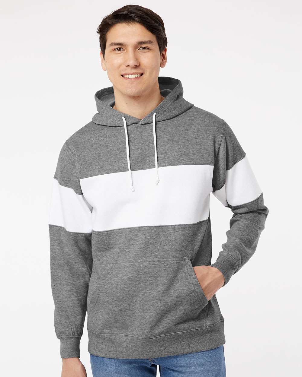 MV® Sport Classic Fleece Color-Blocked Hooded Sweatshirt