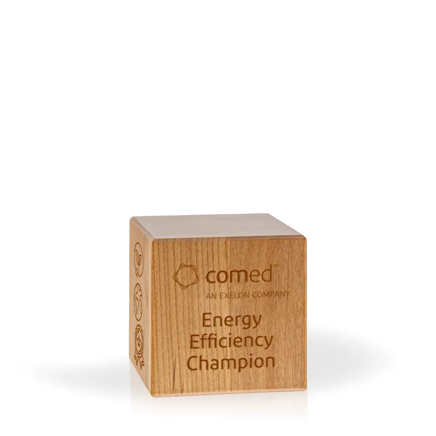 Alder Wood Cube