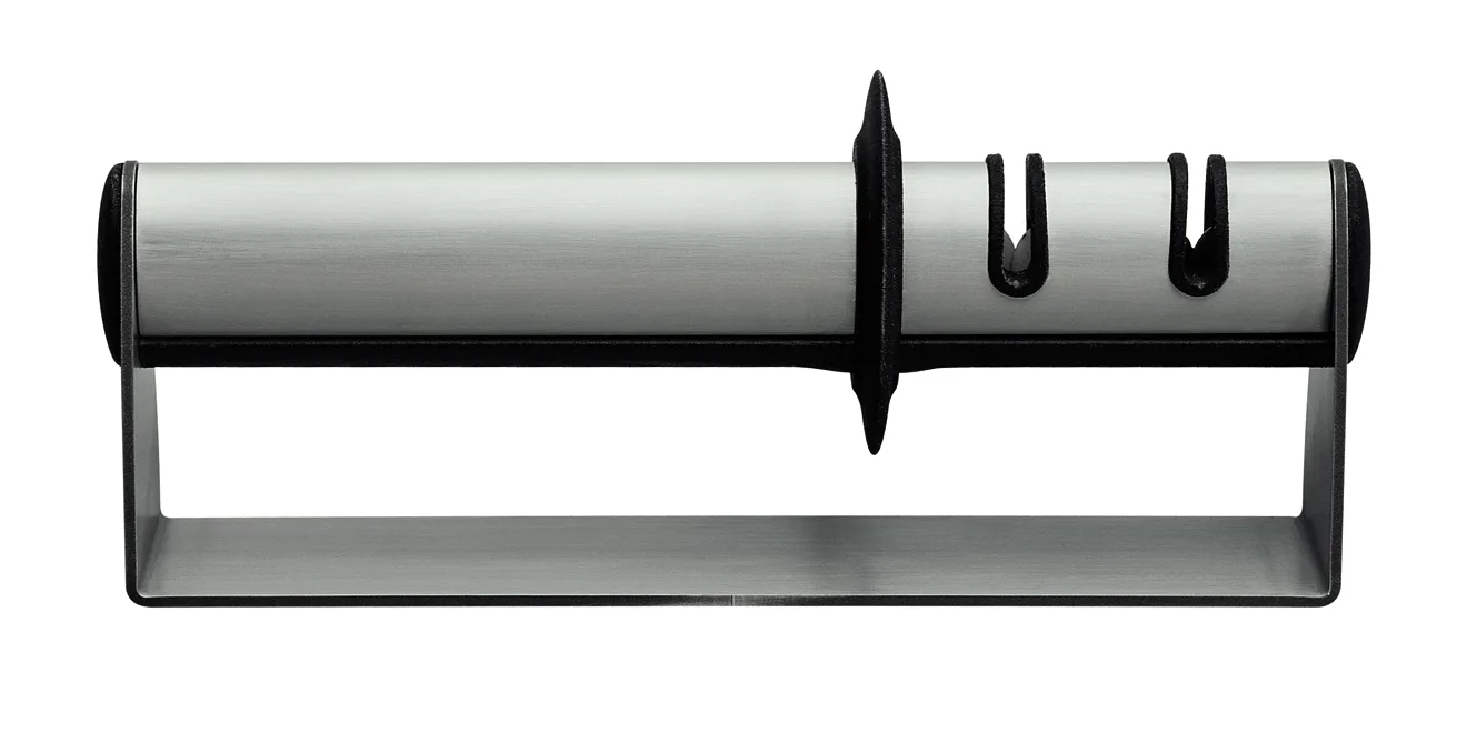 JA Henckels Twin Duo Stainless Steel Handheld Knife Sharpener