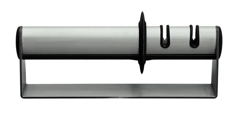 JA Henckels Twin Duo Stainless Steel Handheld Knife Sharpener
