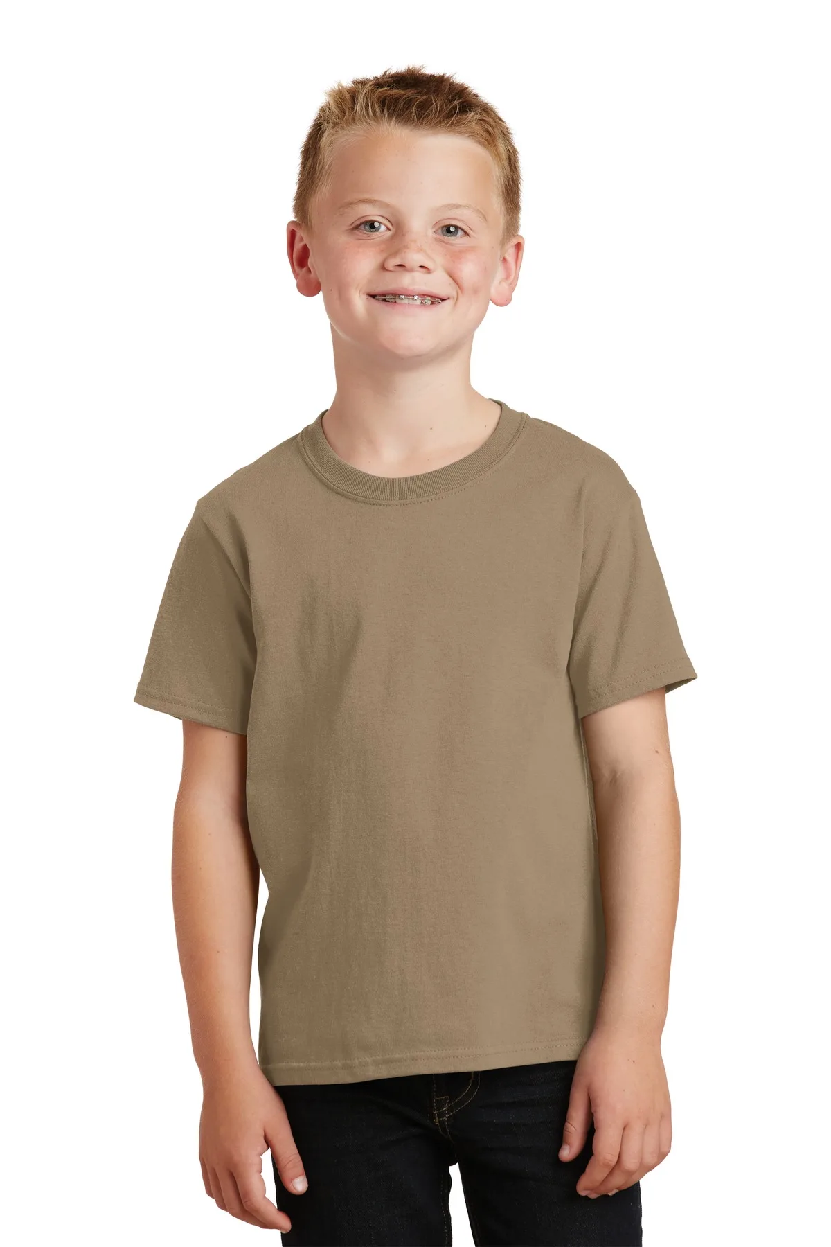 Port & Co™ Youth Core Cotton Tee Shirt view 7