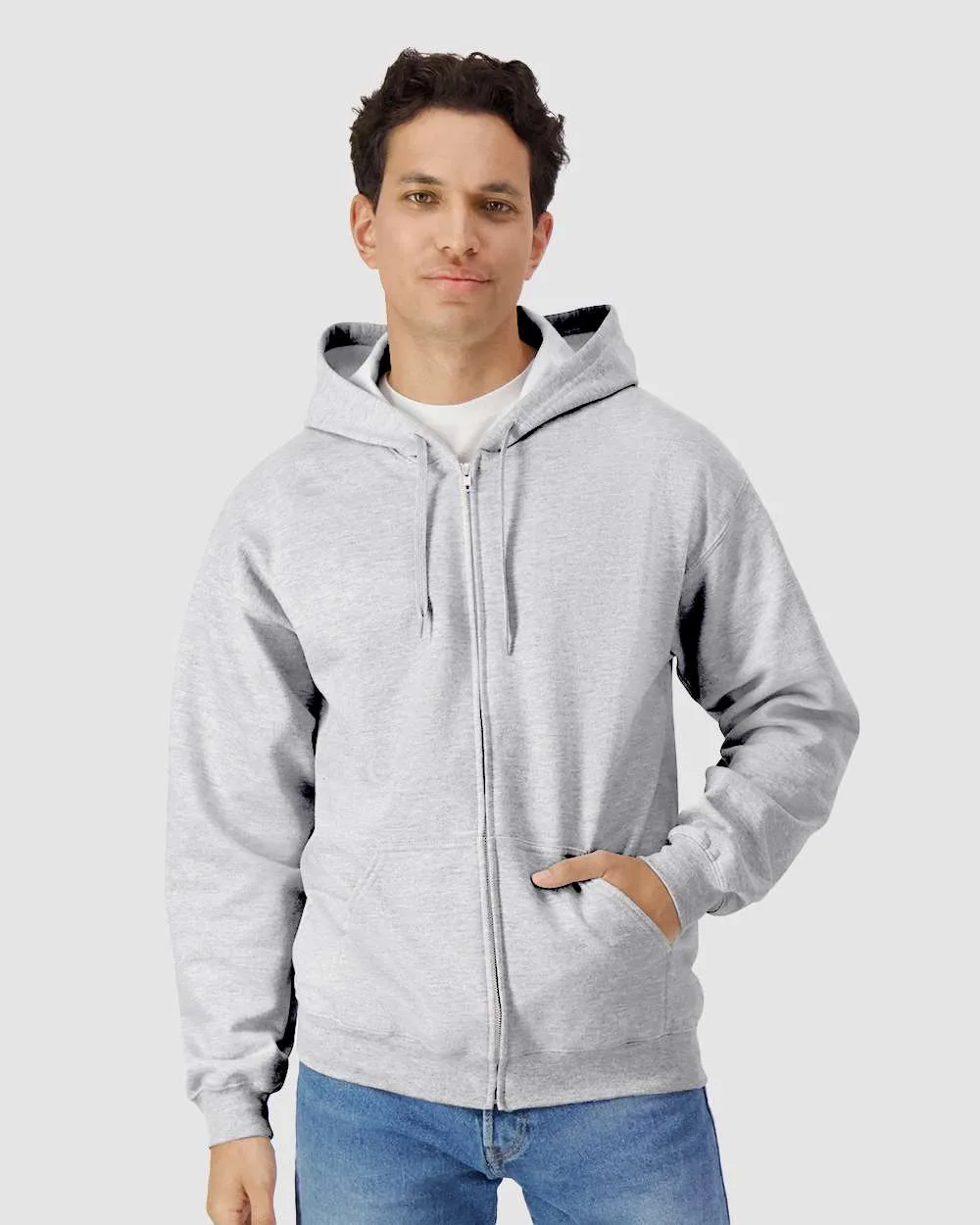 Gildan® Softstyle® Full-Zip Hooded Sweatshirt view 5