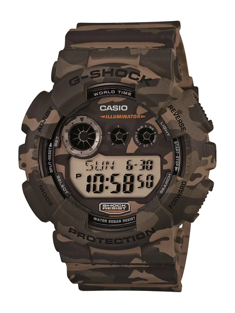 G-Shock Mens Digital Watch Camouflage