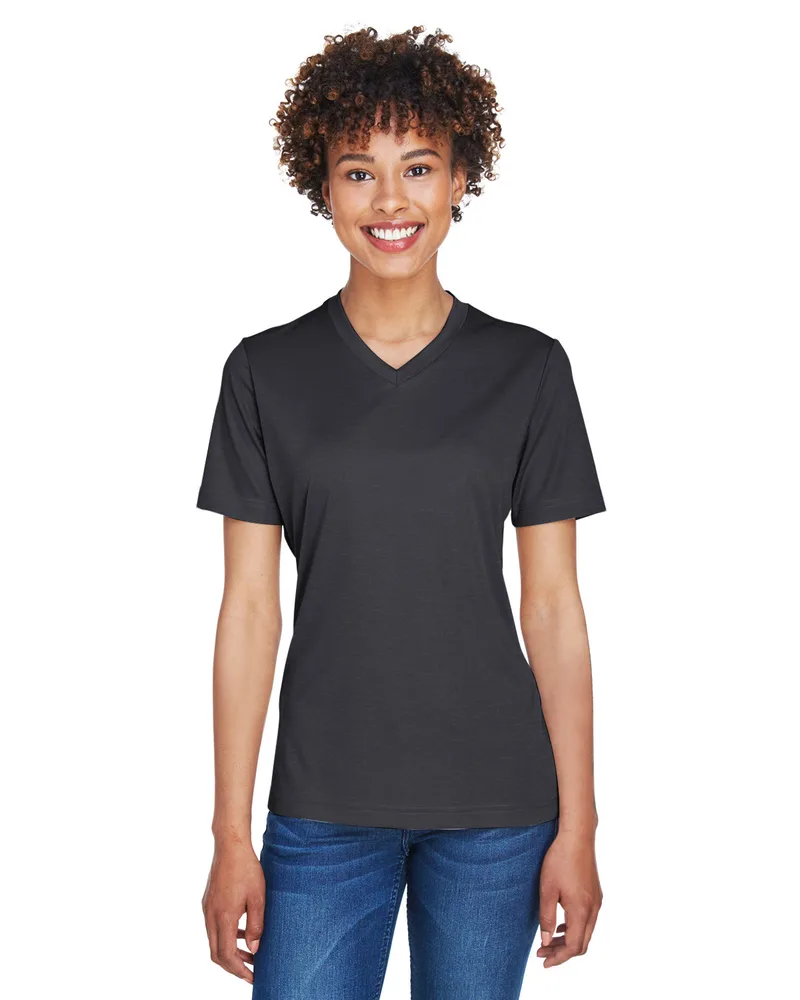 Team 365 Women's Sonic Heather Performance Short Sleeve T-Shirt view 2