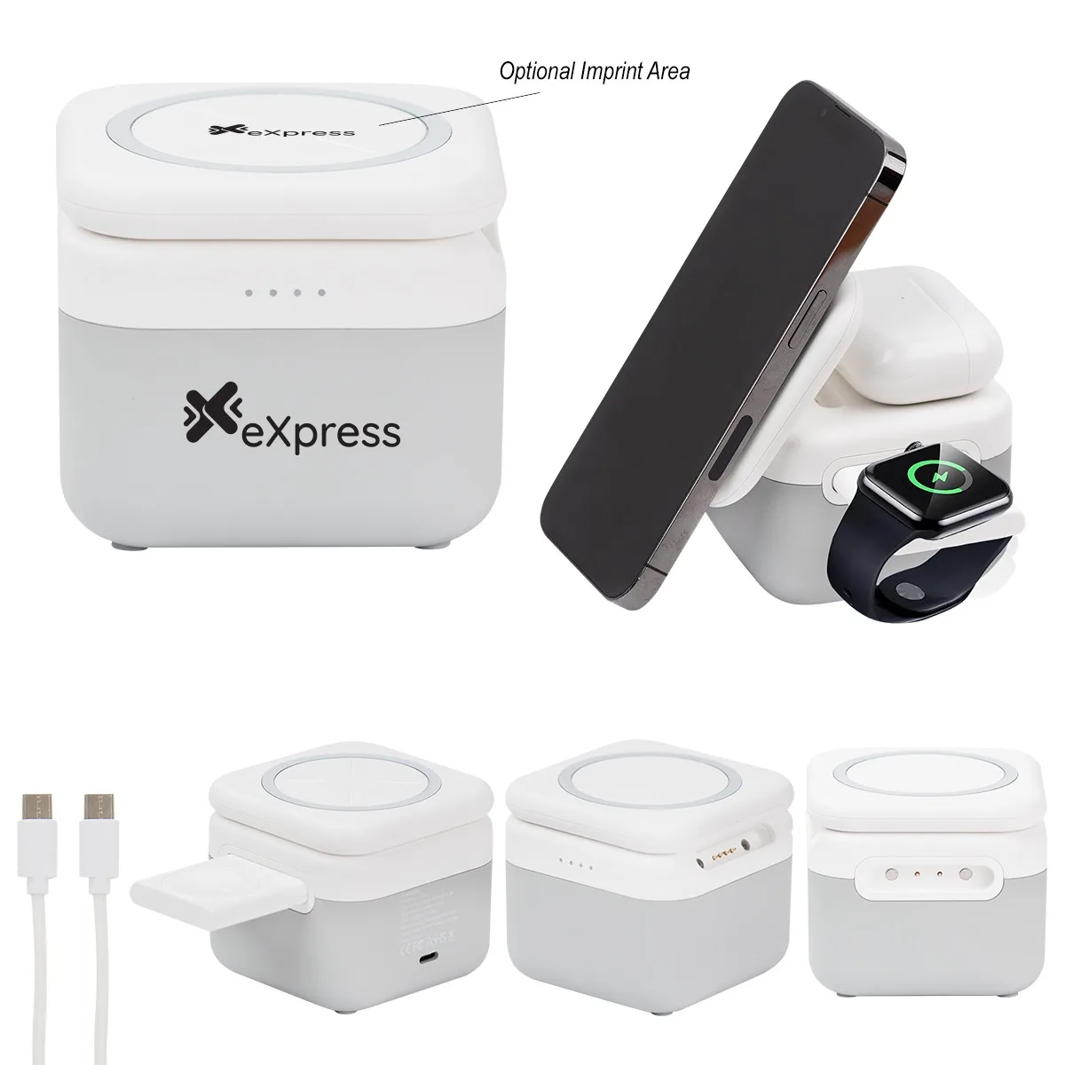 3-in-1 Modularized Wireless Charger view 2
